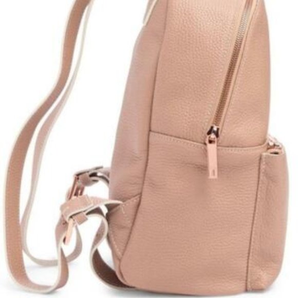 TED BAKER Soft Grain Leather Backpack Mink/Rose Gold - Picture 6 of 6